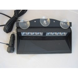 Set Flash blitz auto interior, montare parbriz - 8 LED-uri